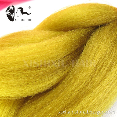 XIHIXIU HAIR colored synthetic braiding/hot pink synthetic braid/red braiding hair